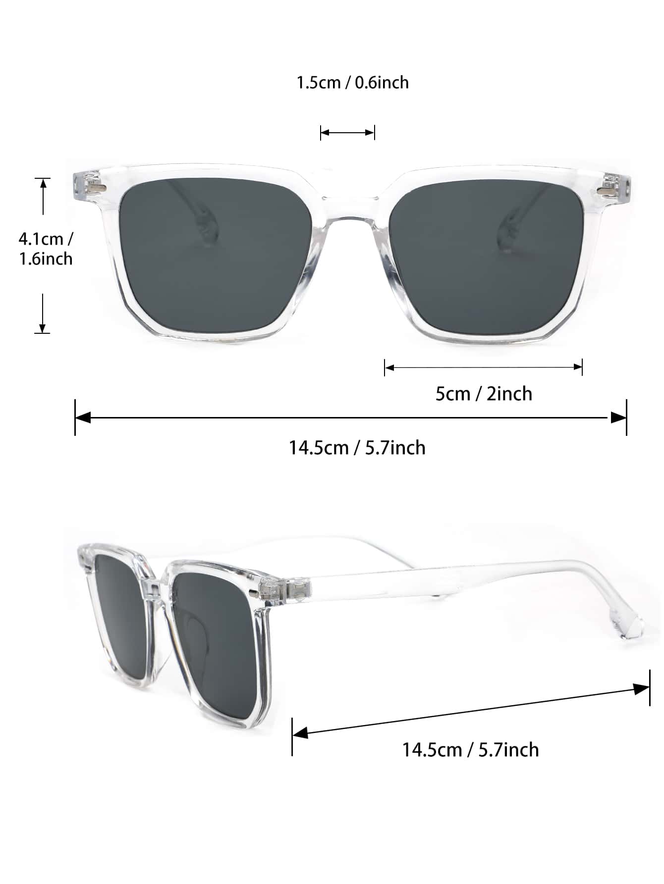 Men Sunglasses Square Frame Fashion Glasses Cool Designer Stylish ShopOnlyDeal