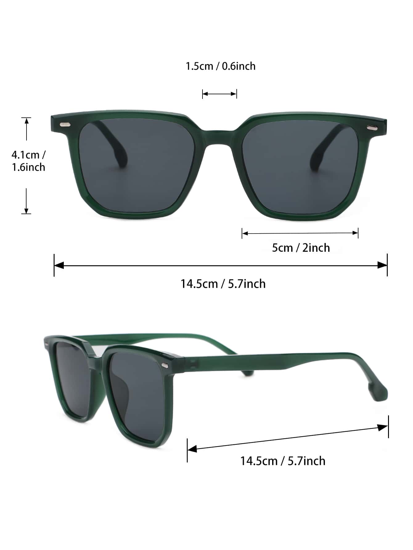 Men Sunglasses Square Frame Fashion Glasses Cool Designer Stylish ShopOnlyDeal