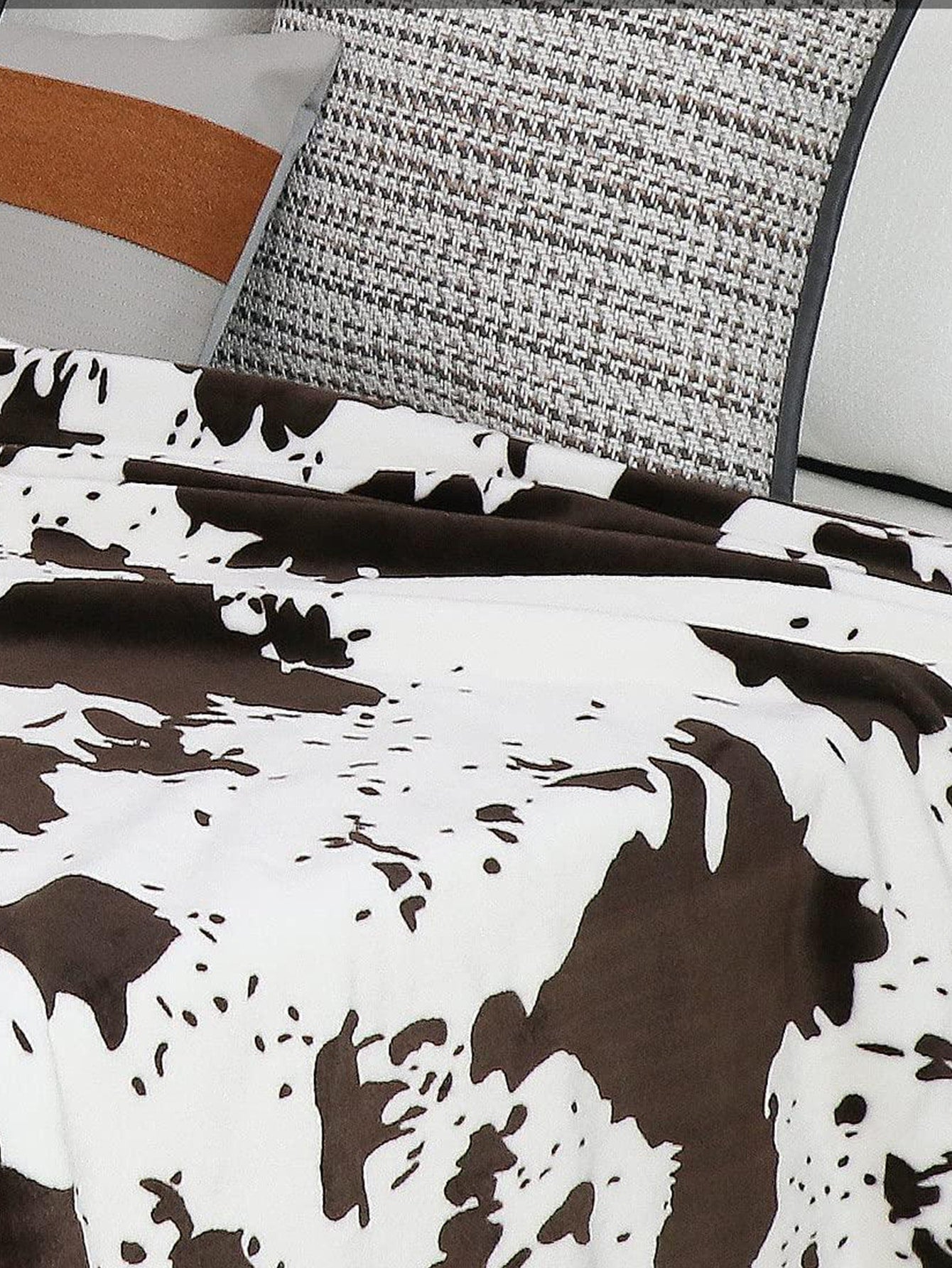 Cow Pattern Throw Blanket Home Decor Ideas ShopOnlyDeal