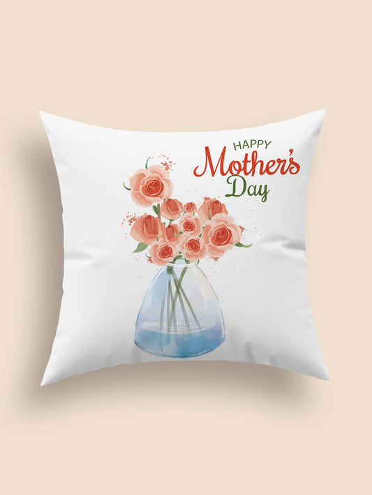 Mother's Day Flower Pattern Decorative Throw Pillow Case, Modern Flannelette Cushion Cover For Living Room, Home Decor, Mother's Day ShopOnlyDeal