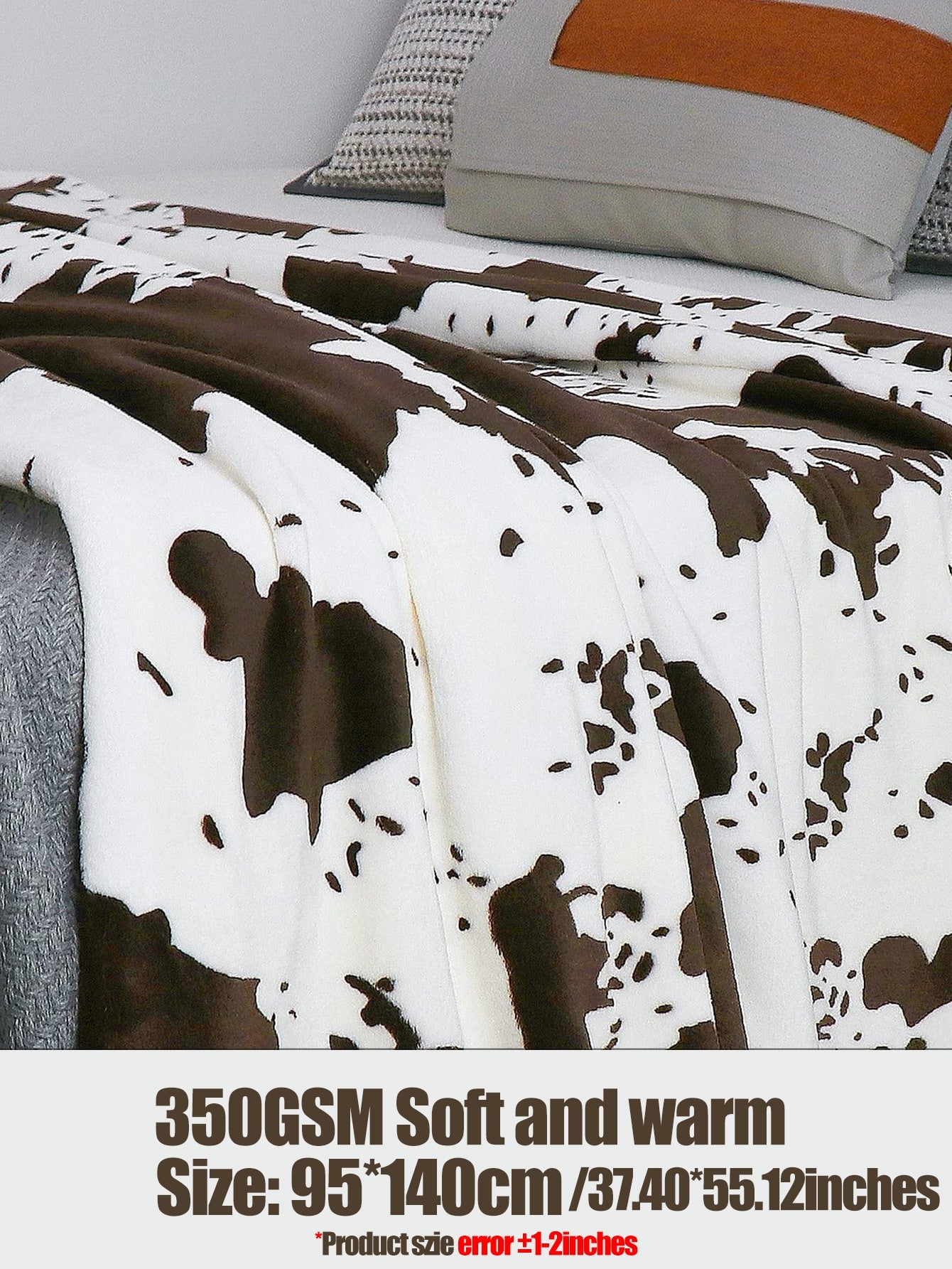 Cow Pattern Throw Blanket Home Decor Ideas ShopOnlyDeal