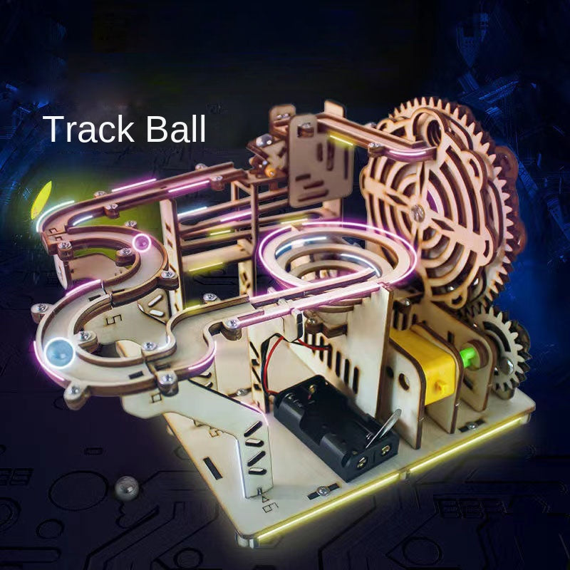 Puzzle Diy Science And Technology Invention Difficult Small Production Track Ball Students Handmade Building Blocks Assembled Toys Educational Science And Education Toys,halloween,christmas Gift - Temu ShopOnlyDeal