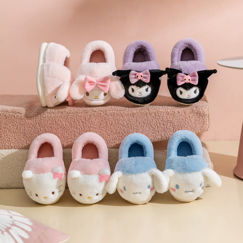 Christmas Gift Cute Cartoon Furry House Shoes For Girls, Comfortable Non Slip Soft Bottom Walking Shoes For Indoor, Autumn And Winter - Temu ShopOnlyDeal