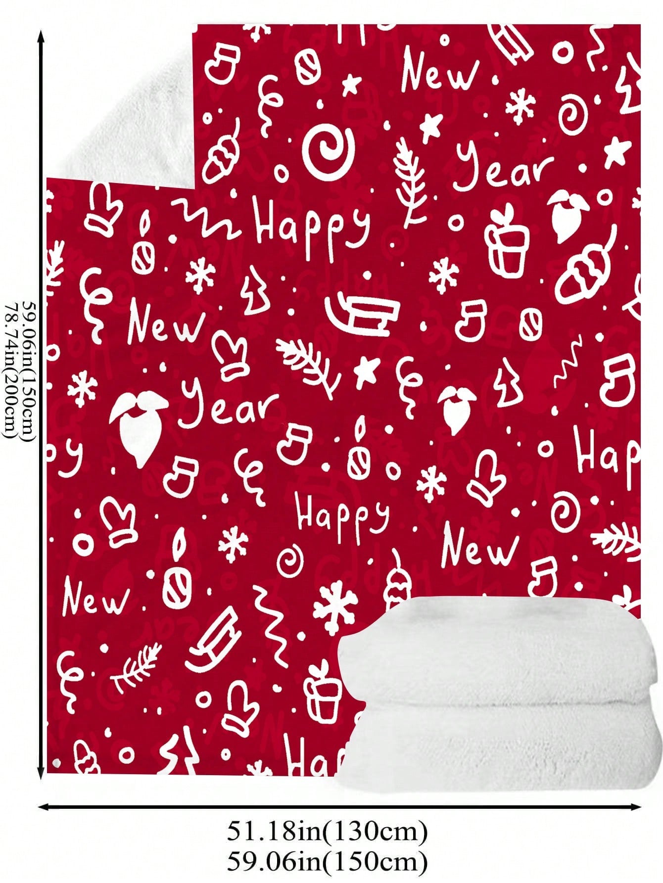 Christmas Super Soft Flannel Fleece Blanket With Personalized Christmas Design For Sofa, Bedroom, Gift, High-definition Printed Blanket, Suitable For Mom, Dad, Son, Daughter, Grandma, Grandpa, Multiple Sizes Available ShopOnlyDeal