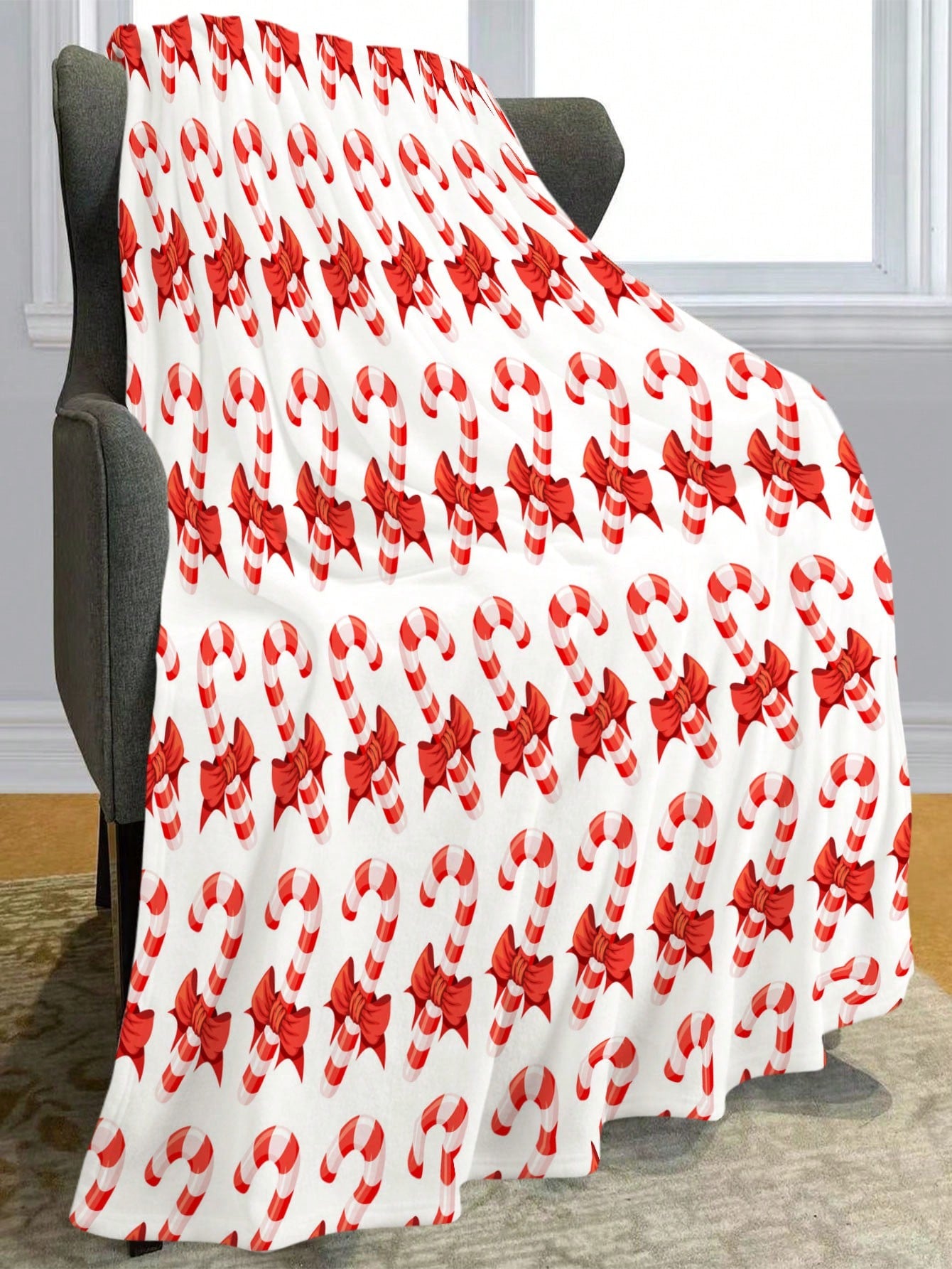 Christmas Super Soft Flannel Fleece Blanket With Personalized Christmas Design For Sofa, Bedroom, Gift, High-definition Printed Blanket, Suitable For Mom, Dad, Son, Daughter, Grandma, Grandpa, Multiple Sizes Available ShopOnlyDeal