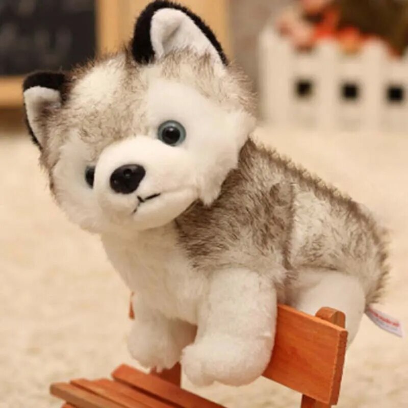 Husky Dog Toy 18cm 7 Plush Doll Soft Toy  Baby Kids Cute Stuffed Gift Kid birthday gift lovely doll dog pet doll ShopOnlyDeal