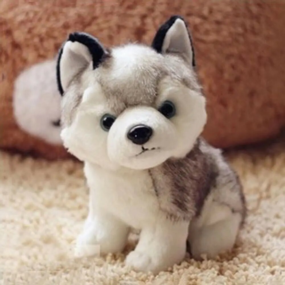 Husky Dog Toy 18cm 7 Plush Doll Soft Toy  Baby Kids Cute Stuffed Gift Kid birthday gift lovely doll dog pet doll ShopOnlyDeal