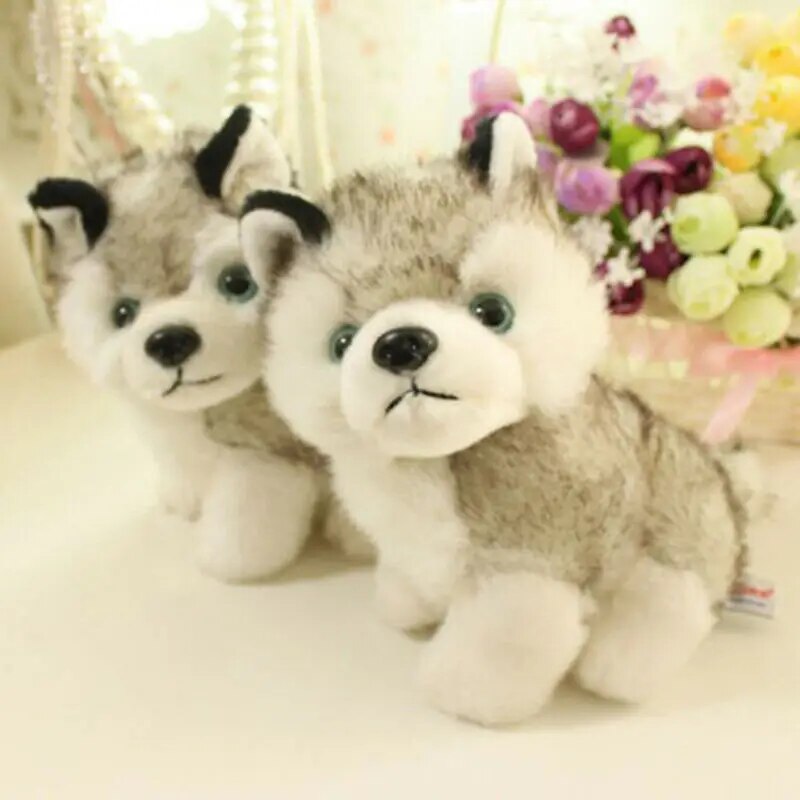 Husky Dog Toy 18cm 7 Plush Doll Soft Toy  Baby Kids Cute Stuffed Gift Kid birthday gift lovely doll dog pet doll ShopOnlyDeal