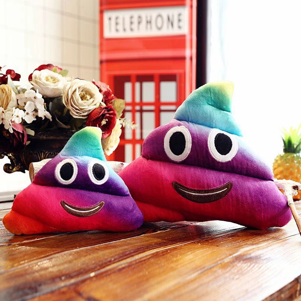 1PC Creative Super Poop Stuffed Plush Toy Funny Cute Face Expression Shit Doll for Children Kids Birthday Christmas Gifts Toy ShopOnlyDeal