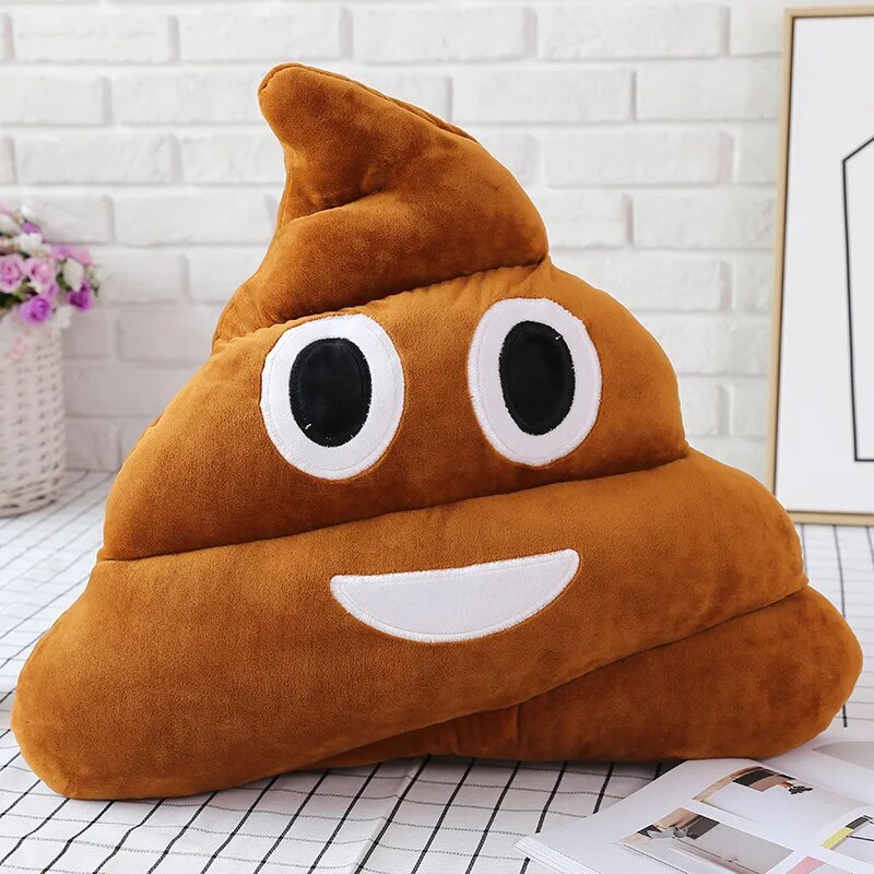 1PC Creative Super Poop Stuffed Plush Toy Funny Cute Face Expression Shit Doll for Children Kids Birthday Christmas Gifts Toy ShopOnlyDeal