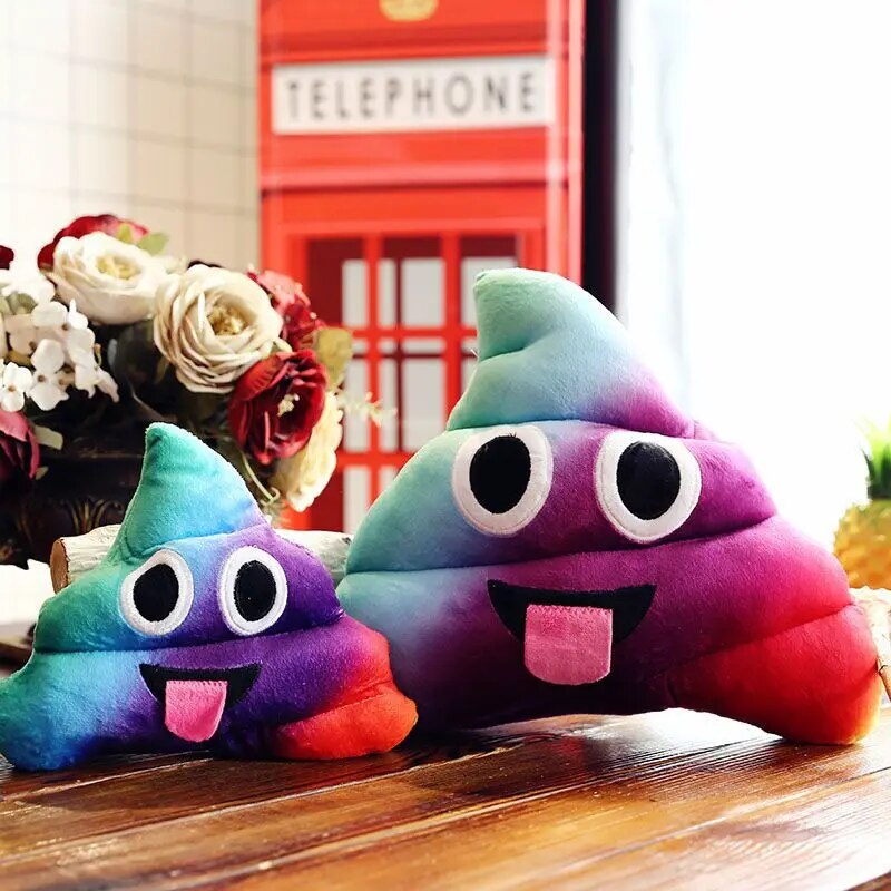 1PC Creative Super Poop Stuffed Plush Toy Funny Cute Face Expression Shit Doll for Children Kids Birthday Christmas Gifts Toy ShopOnlyDeal