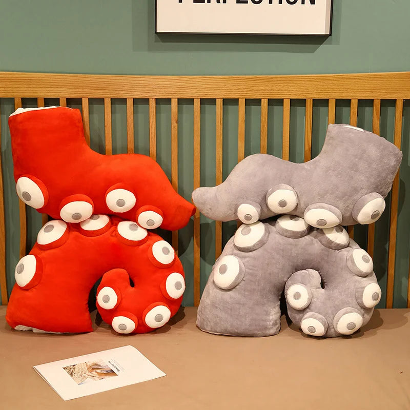 Simulated Octopus Tentacles Plush Throw Pillows Soft Warm Hands and Feet Tentacles Dolls Funny Room Decor Gifts for Kids WLADYSS Plush Toys Store