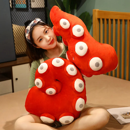 Simulated Octopus Tentacles Plush Throw Pillows Soft Warm Hands and Feet Tentacles Dolls Funny Room Decor Gifts for Kids WLADYSS Plush Toys Store