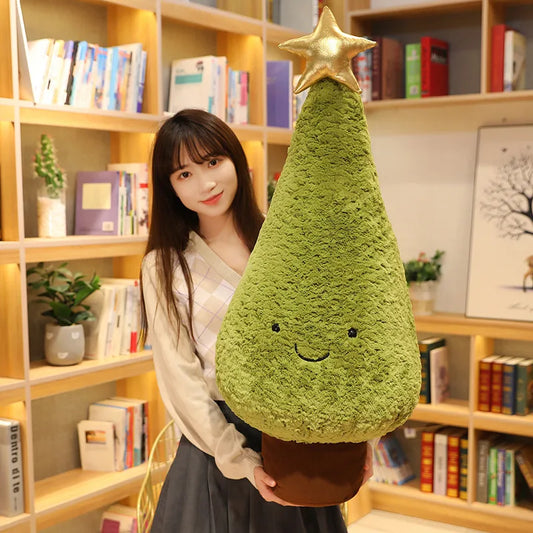 Christmas Tree Plush Toys Cute Evergreen Plush Pillow 1Pc 29-65CM Dolls Wishing Trees Stuffed for Christmas Dress Up ShopOnlyDeal