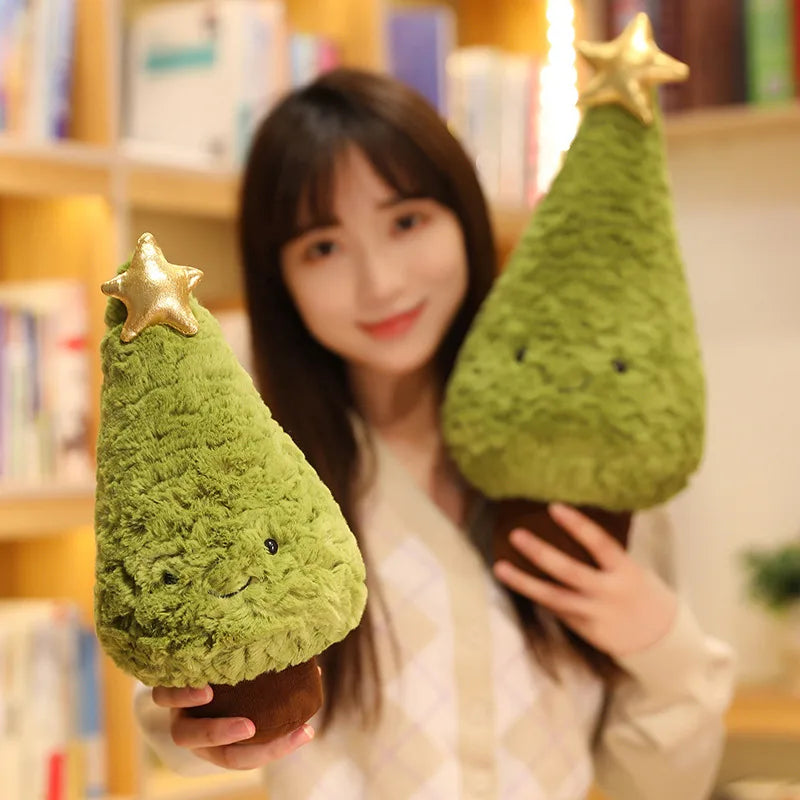 Christmas Tree Plush Toys Cute Evergreen Plush Pillow 1Pc 29-65CM Dolls Wishing Trees Stuffed for Christmas Dress Up ShopOnlyDeal