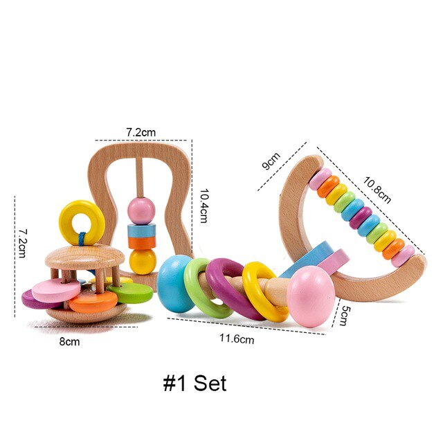 1Set Bath Toys Set Kid Swaddle Wrap Baby Milestones Brush Rattle Bracelet Bibs Photography Supplies Birth Gift Product Baby Item ShopOnlyDeal