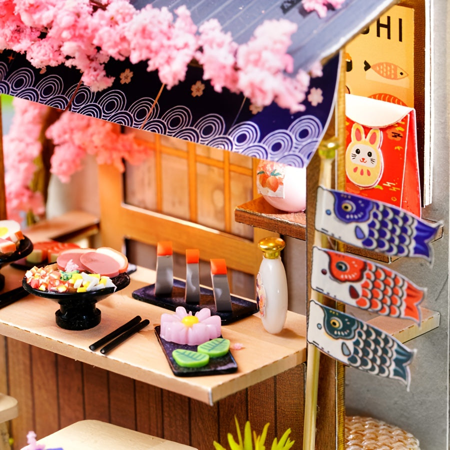 Sakura Noodle House Doll House - Miniature DIY Doll House Kit ShopOnlyDeal