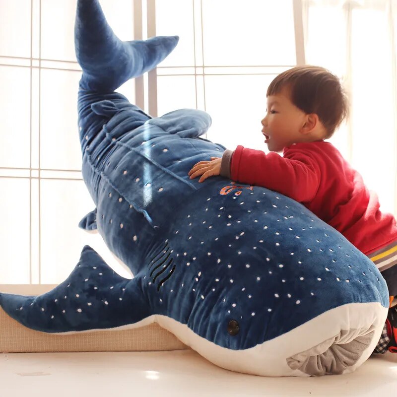 Blue Shark Plush Toys 1pc 50cm New Cute Big Fish Cloth doll Stuffed Whale Animals Doll Lovely Children Baby Birthday Gift ShopOnlyDeal