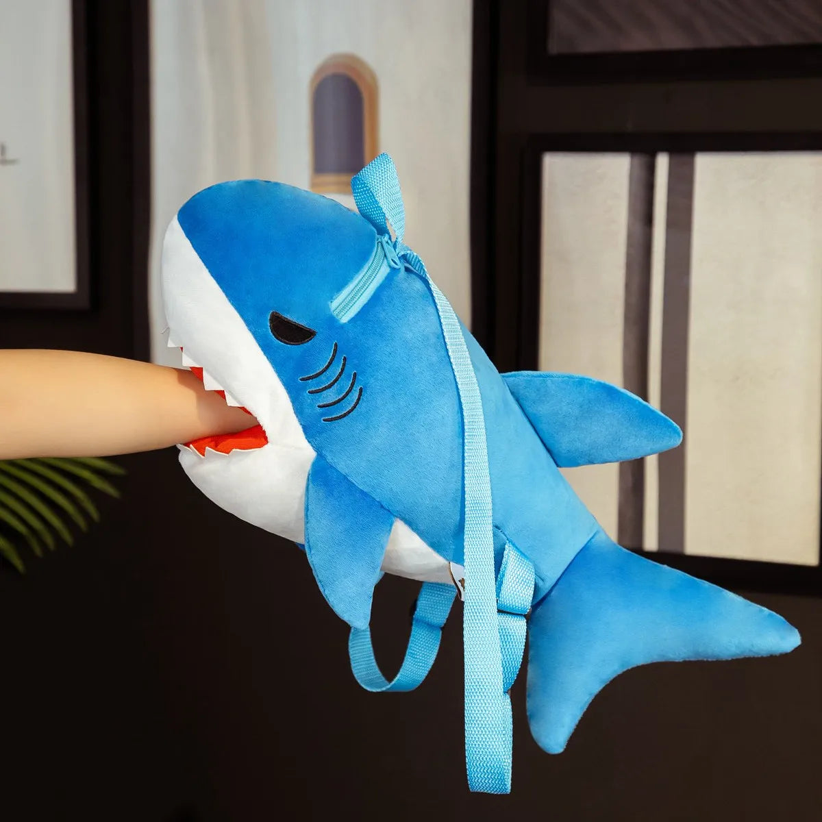 Cute Plush Shark Backpack Dolls Stuffed Soft Simulation 1pc 50cm New Style Shark Pillow for Children Boys Birthday Xmas Gift ShopOnlyDeal