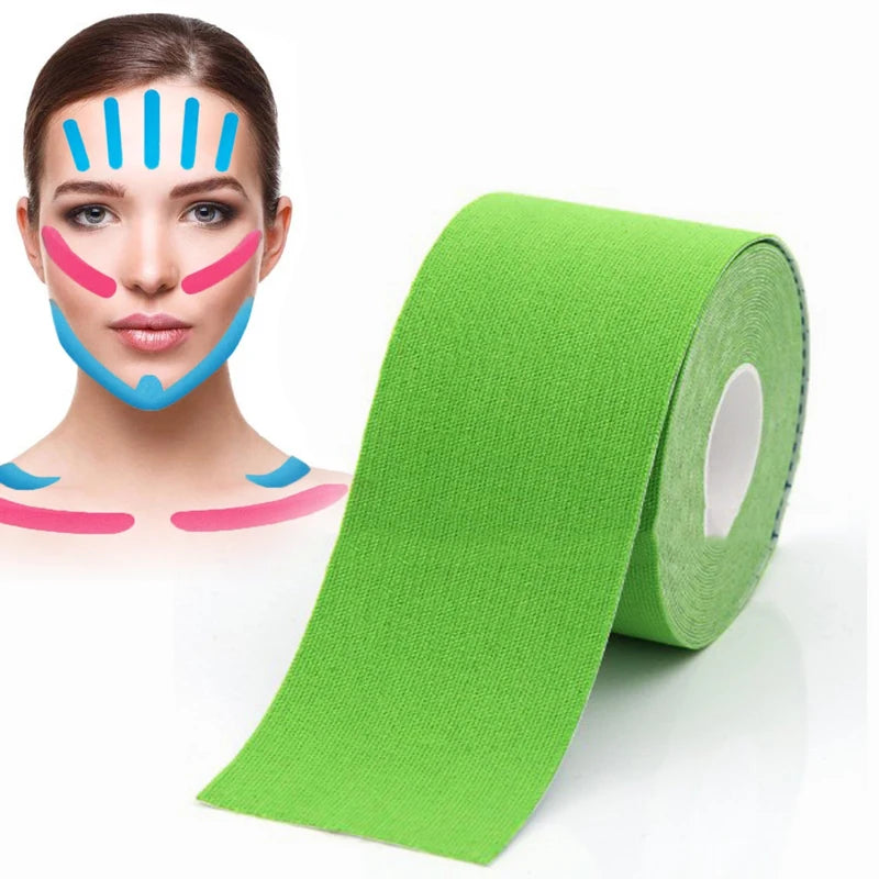 Face Lift Revitalize Your Skin with 2.5CM*5M Kinesiology Tape for Face - Enhance Your Natural Beauty ShopOnlyDeal