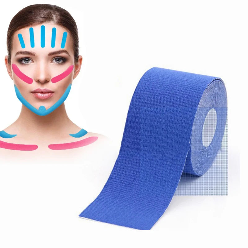 Face Lift Revitalize Your Skin with 2.5CM*5M Kinesiology Tape for Face - Enhance Your Natural Beauty ShopOnlyDeal