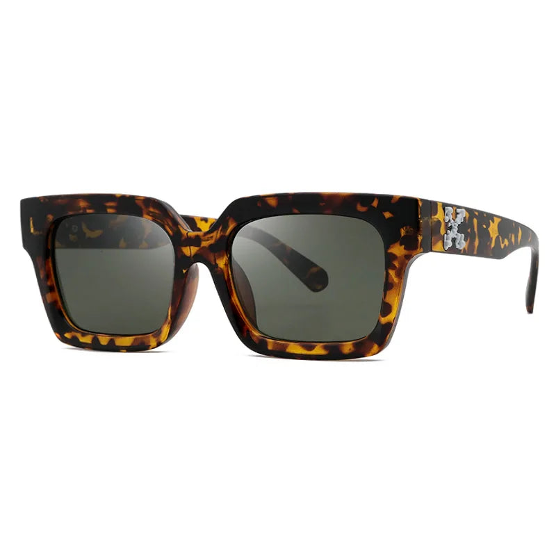 New Trend fashion snowflake square sunglasses men and women sunglasses street shooting hip hop sunglasses mens ShopOnlyDeal