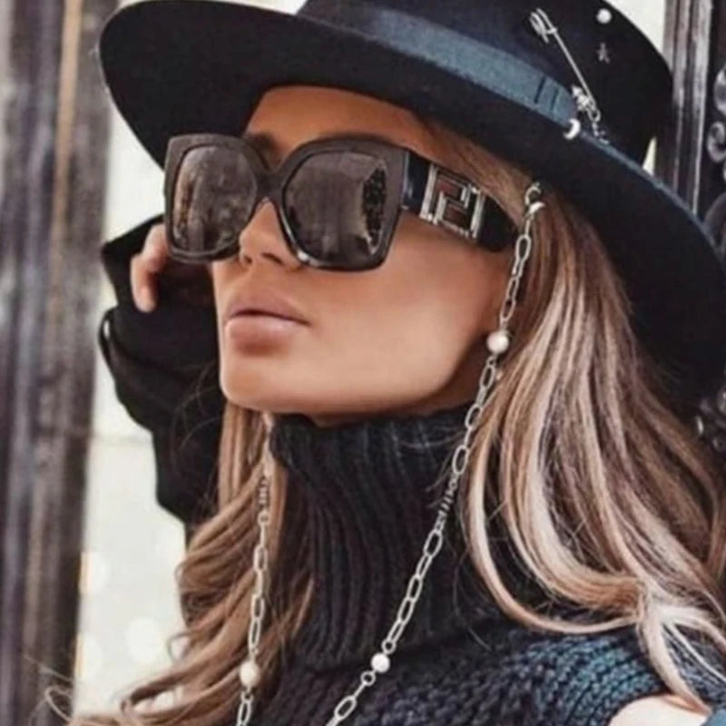 2024 NEW Fashion Classic Style Gradient Sunglasses Cool Women Vintage Brand Design Square Sun Glasses Oculos De Sol Large Frame ShopOnlyDeal