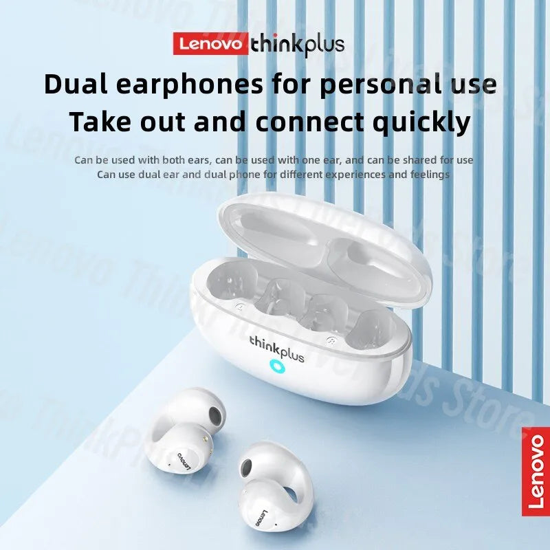 Lenovo XT83 II TWS Wireless Headphones Bluetooth 5.2 Earphones Earclip Design Touch Control HD Earbuds Sports Headset ShopOnlyDeal