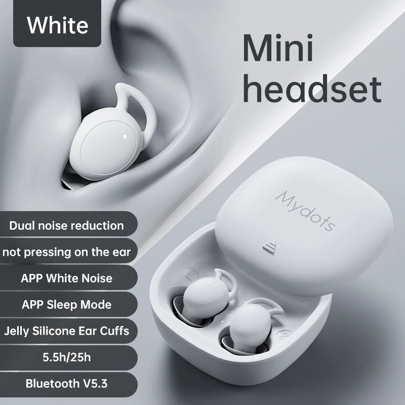 Experience Unmatched Comfort and Sound with 2024's Latest Wireless Bluetooth Headset - Mini Earphones with Sleep Noise Cancelling Technology ShopOnlyDeal