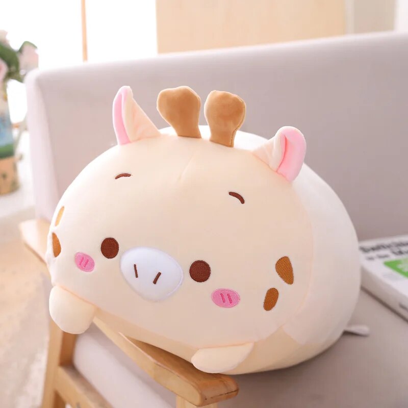 Kawaii Elephant Dinosaur Pig Cat Bear Panda Hamster Deer 20cm Soft Plush Stuffed Doll Baby Pillow Birthday Gift Toys ShopOnlyDeal