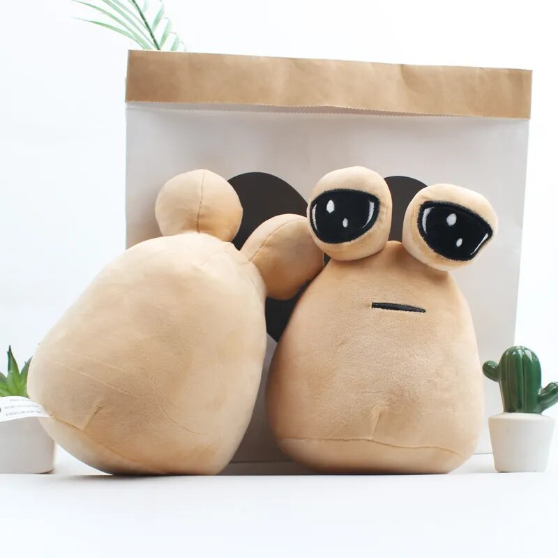 Pet Alien Pou Plush Toy 22cm Kawaii Alien Pet Doll Cute Pou Stuffed Toys Soft Pillow Plush Animal Gift Toys for Kids Girls ShopOnlyDeal