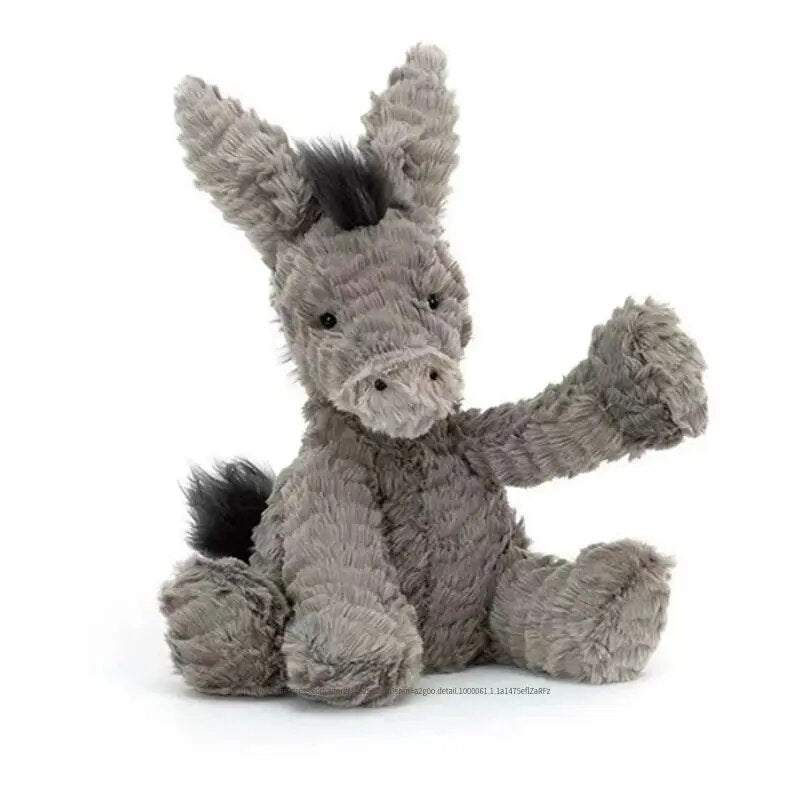 Cute Burro Peluche Toys 23/40/60CM Lovely Grey Donkey Plush Dolls Stuffed Soft Animal for Baby Infant Birthday Room Decor Gifts ShopOnlyDeal