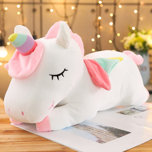 25-35cm Kawaii Giant Unicorn Plush Toy | Soft Stuffed Unicorn Soft Dolls | Animal Horse Toys for Children | Girl Pillow Birthday Gifts ShopOnlyDeal