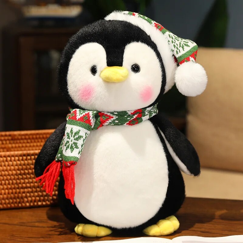 Christmas Penguin Kawaii Plush Toys 25/35/45CM Lovely Pillow Stuffed Soft Animal Dolls Birthday Gift for Kids ShopOnlyDeal