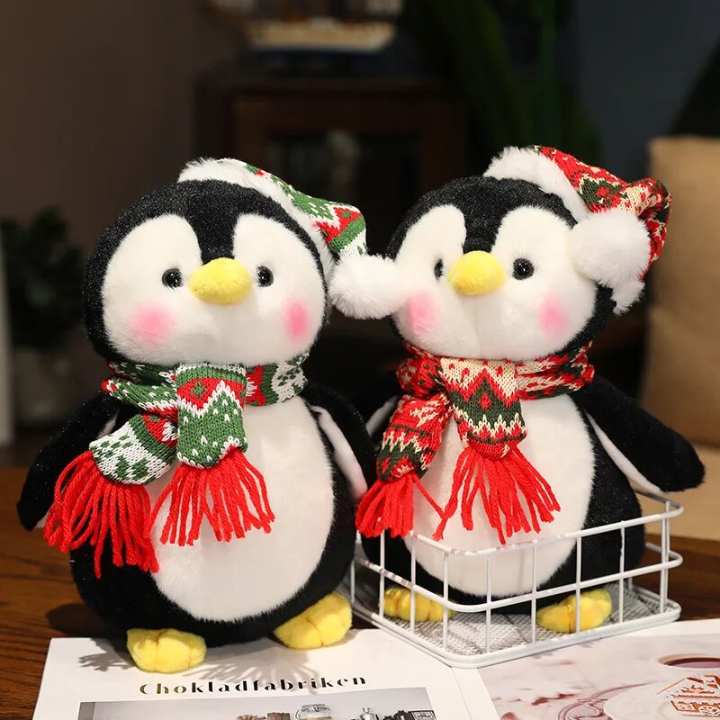 Christmas Penguin Kawaii Plush Toys 25/35/45CM Lovely Pillow Stuffed Soft Animal Dolls Birthday Gift for Kids ShopOnlyDeal