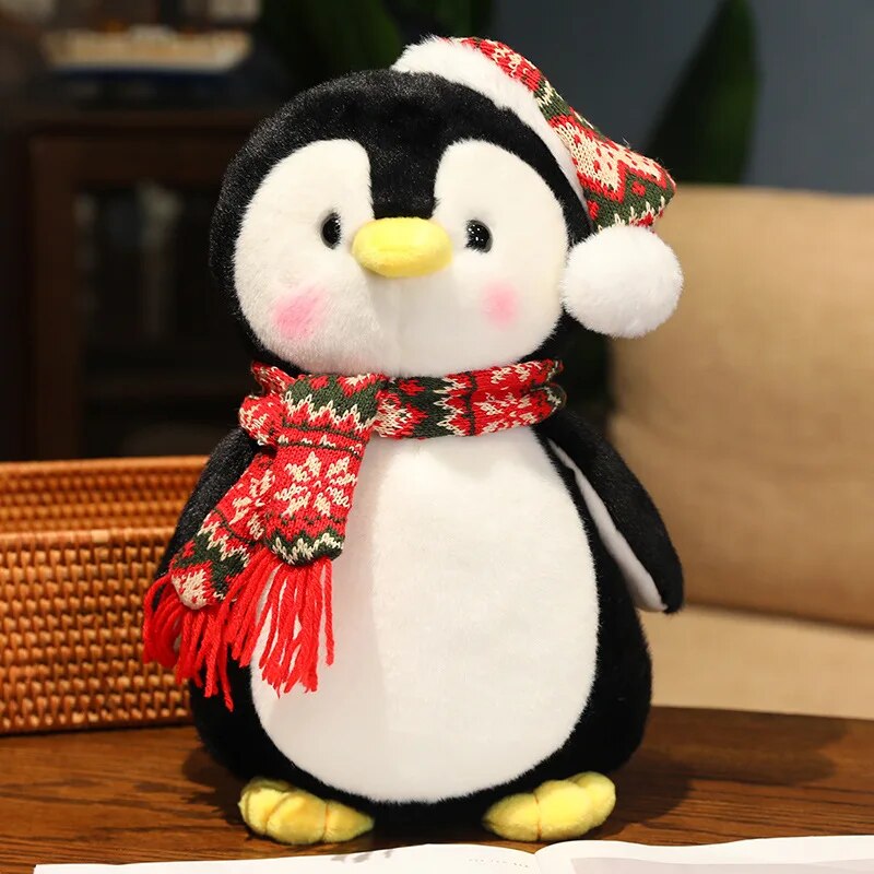 Christmas Penguin Kawaii Plush Toys 25/35/45CM Lovely Pillow Stuffed Soft Animal Dolls Birthday Gift for Kids ShopOnlyDeal