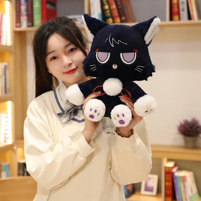 Cute Anime Scaramouche Cat Plush Toys 25/35CM Dolls Soft Genshin Impact Plush Toy Stuffed Pillow Birthday Gift for Children Kids ShopOnlyDeal