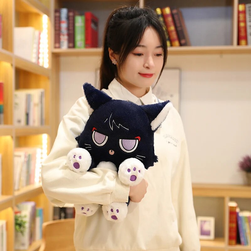 Cute Anime Scaramouche Cat Plush Toys 25/35CM Dolls Soft Genshin Impact Plush Toy Stuffed Pillow Birthday Gift for Children Kids ShopOnlyDeal