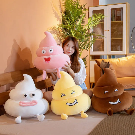 Funny Poop Plushie Toys 25-55CM Stuffed Toys Simulation Faeces Pillow Stuffed Soft Creative Sofa Cushion Birthday Gifts Peluches ShopOnlyDeal