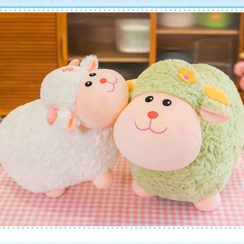 Cute Sheep Plush Toys 25cm Baby Kawaii Animal Doll Sleeping Mate Valentine's Day Christmas Birthday Gifts for Children Girl ShopOnlyDeal