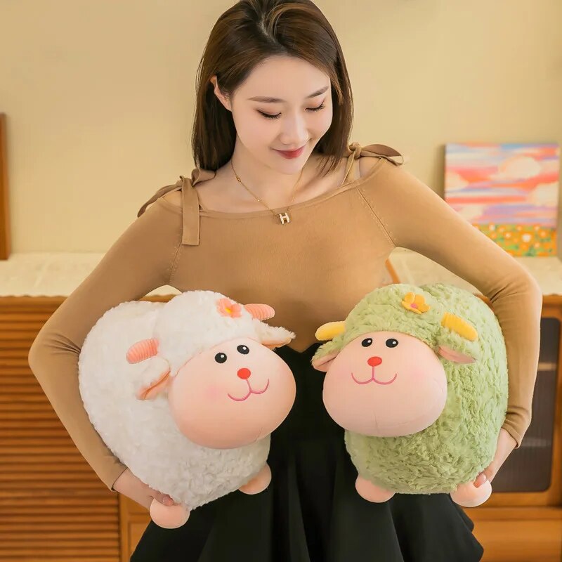 Cute Sheep Plush Toys 25cm Baby Kawaii Animal Doll Sleeping Mate Valentine's Day Christmas Birthday Gifts for Children Girl ShopOnlyDeal