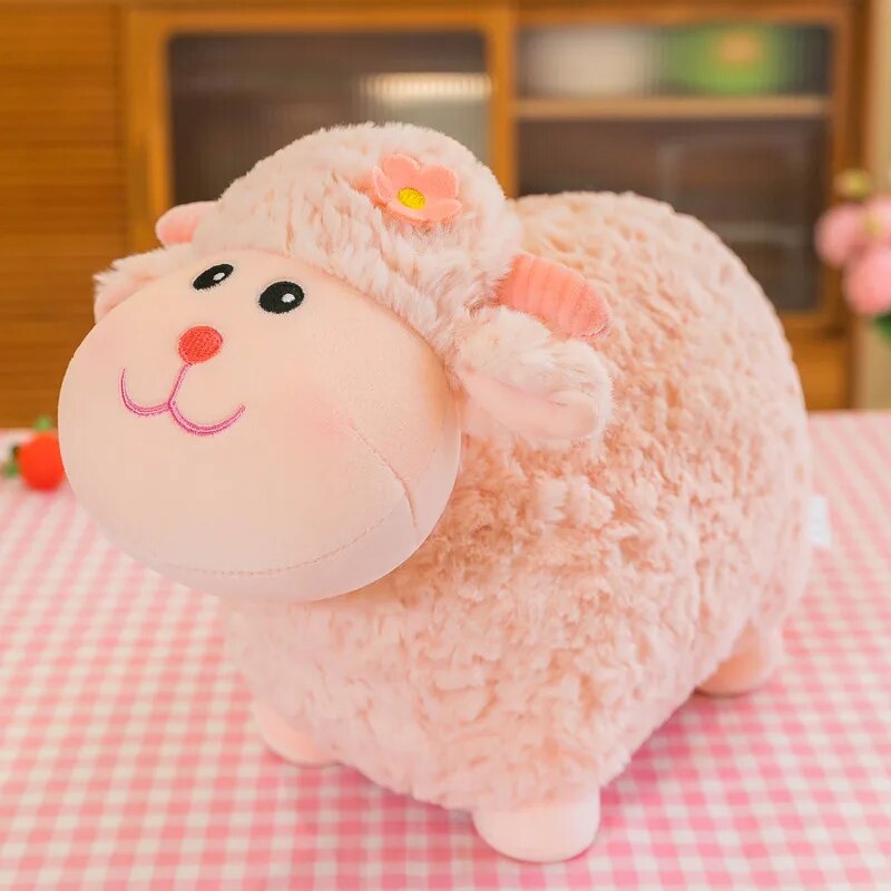 Cute Sheep Plush Toys 25cm Baby Kawaii Animal Doll Sleeping Mate Valentine's Day Christmas Birthday Gifts for Children Girl ShopOnlyDeal