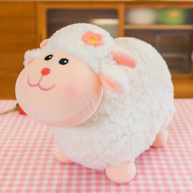 Cute Sheep Plush Toys 25cm Baby Kawaii Animal Doll Sleeping Mate Valentine's Day Christmas Birthday Gifts for Children Girl ShopOnlyDeal