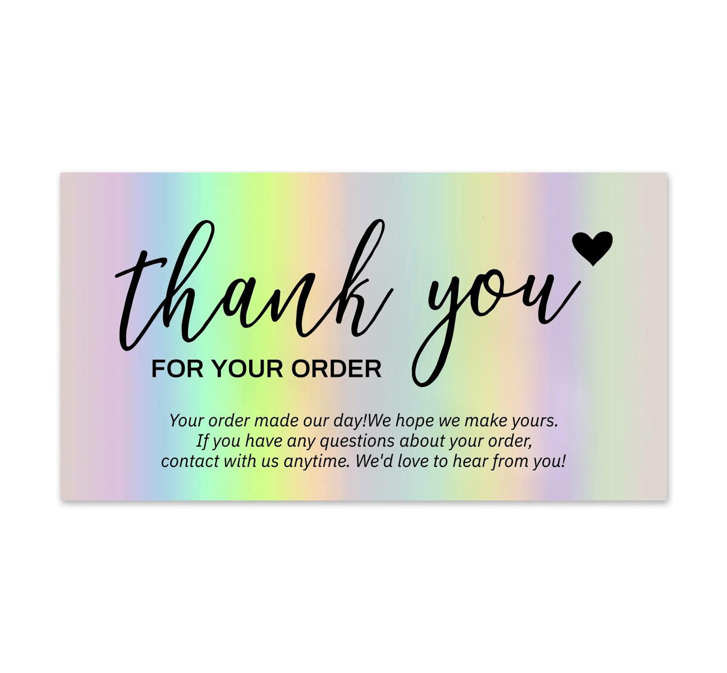 30pcs Thank You Cards For Shipping Packaging Pink You are the Heart of My Business Cards  Gift Wrapping Valentine's Day Wedding Uptrends