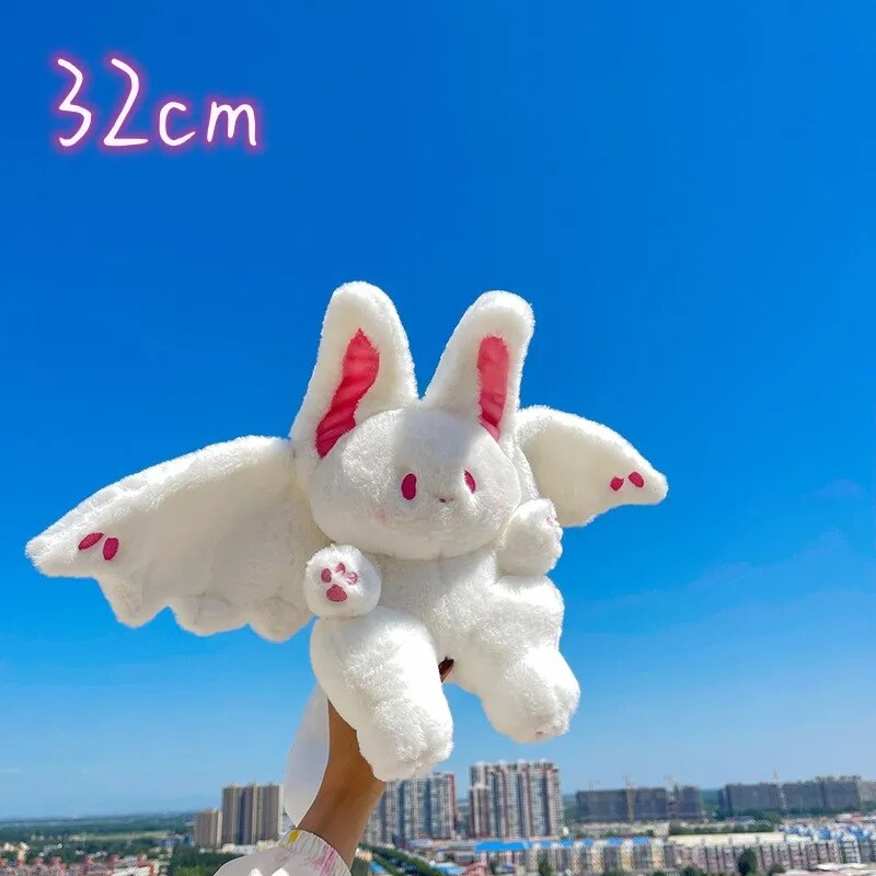 32cm Big Bat Plush Toy manta Cute Rabbit Doll Kawaii Animal Creative Plushie Cartoon Stuffed Toys Soft Kids Toys Girl 2023 New Shop1102839806 Store