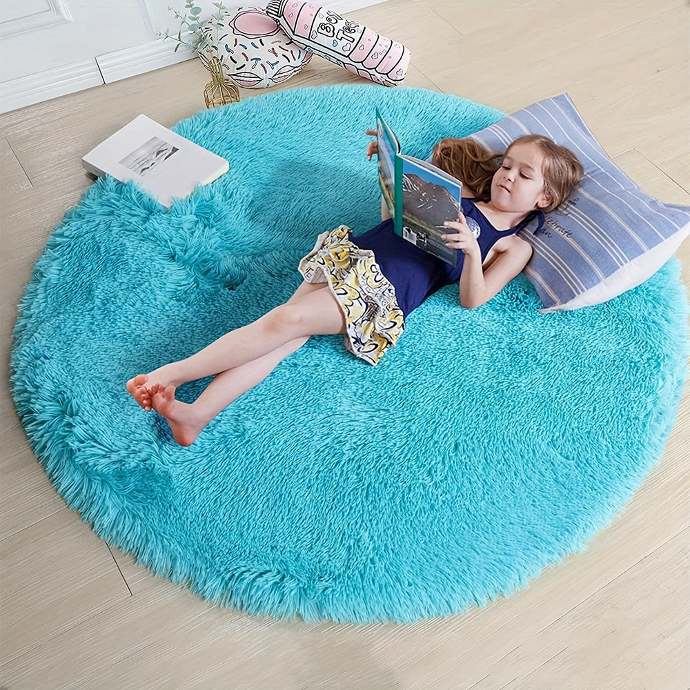 Warm Soft And Fluffy Shaggy Rug - Non-slip And Waterproof - Perfect For Living Room, Bedroom, Nursery, Game Room, Dormitory, Carpet - Teenage Room Decoration And Room Decor (4'x4') - Temu ShopOnlyDeal