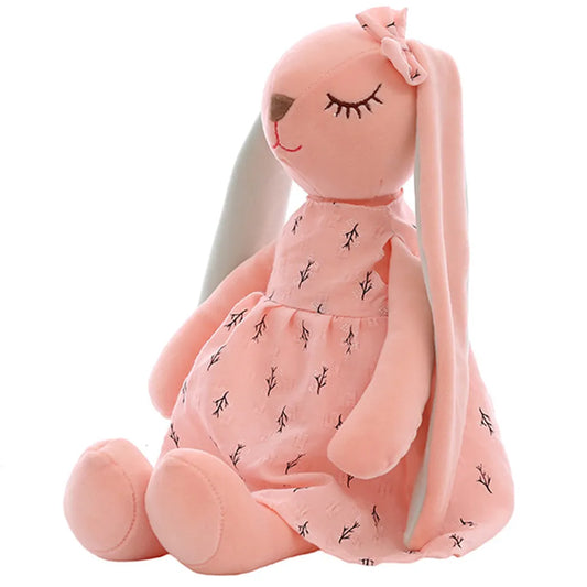 Long Ear Rabbit 35CM Cute Cartoon Long Ears Rabbit Doll Baby Soft Plush Toys For Children Rabbit Sleeping Mate Stuffed Plush Animal Toys Infants MIAOOWA Official Store