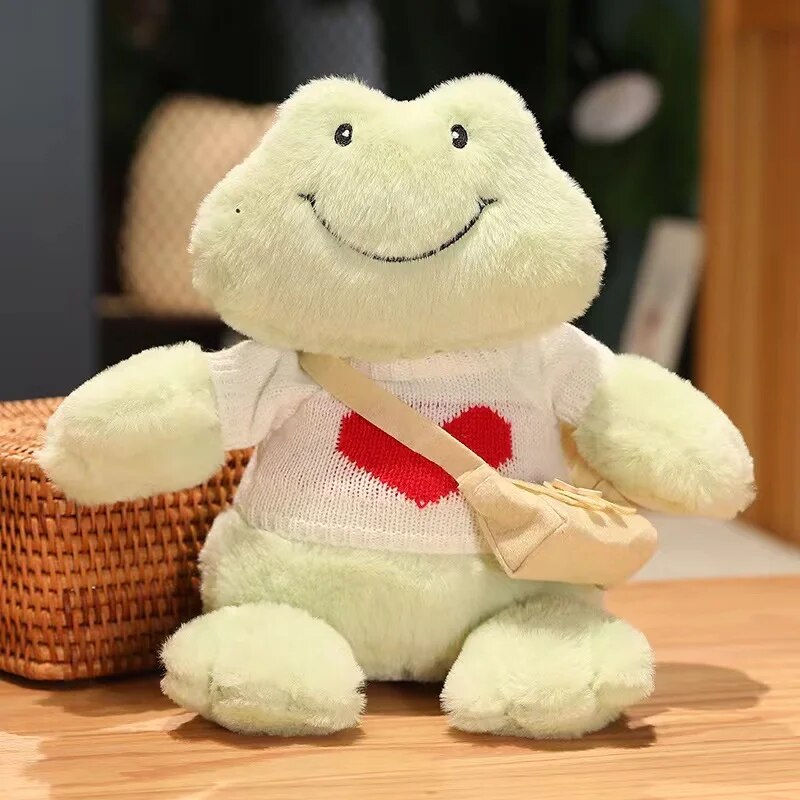 Smiling Frog Plush Toy 36cm Cute Doll Soft Comfort Companion Animal Filling Doll Throwing Plush Toys Good Gift ShopOnlyDeal