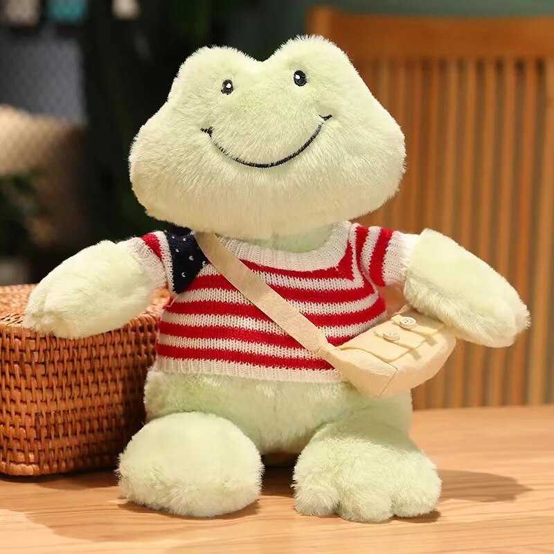 Smiling Frog Plush Toy 36cm Cute Doll Soft Comfort Companion Animal Filling Doll Throwing Plush Toys Good Gift ShopOnlyDeal