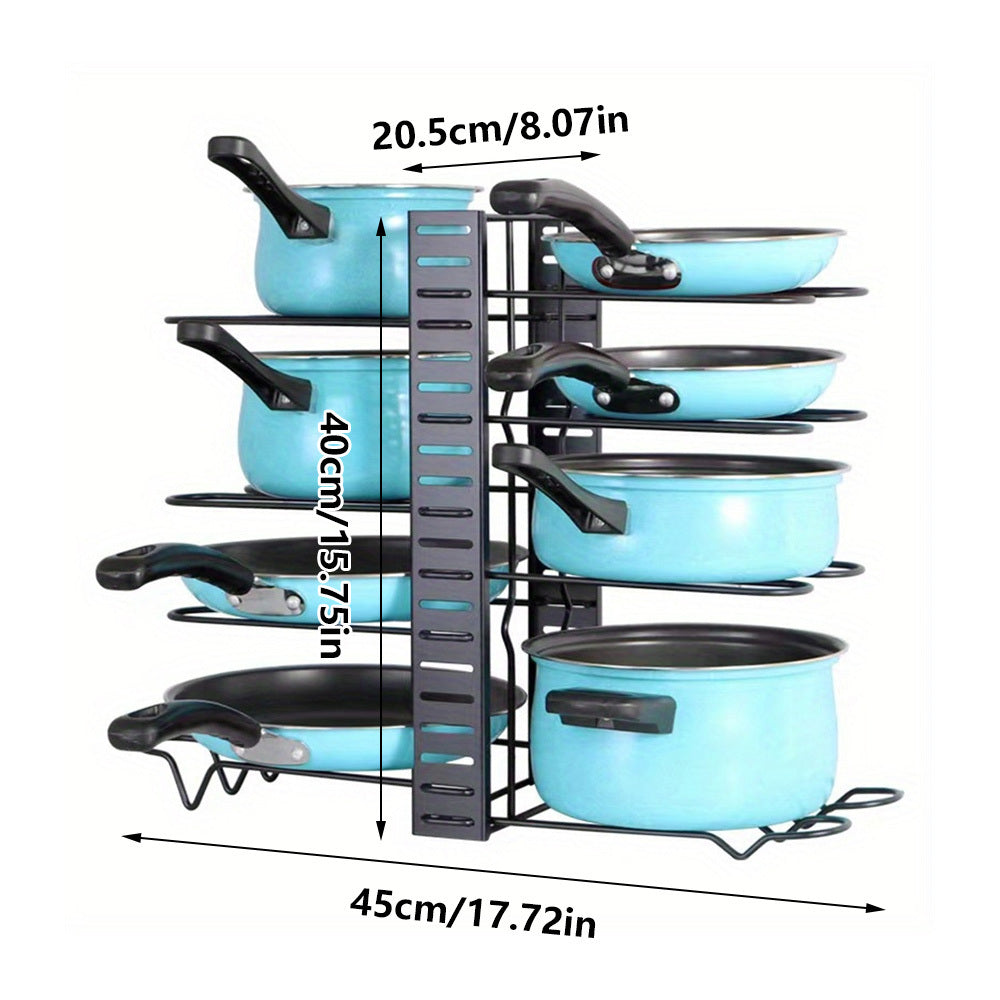 Adjustable Dividers pot And Pan Organizer For Cabinet - Temu ShopOnlyDeal